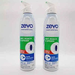 *2 PACK* Zevo Instant Action Aerosol Ant Roach Spider Insect Killer, 10 Oz - Picture 1 of 7