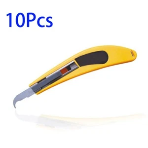 10Pcs Acrylic Hook Knife Craft Knife with Olecranon Blade Head Cutting Tool - Picture 1 of 10