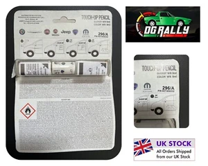 OEM Touch Up Paint Fiat Lancia Scratch Repair 296/A Bianco Divino White 71808302 - Picture 1 of 1