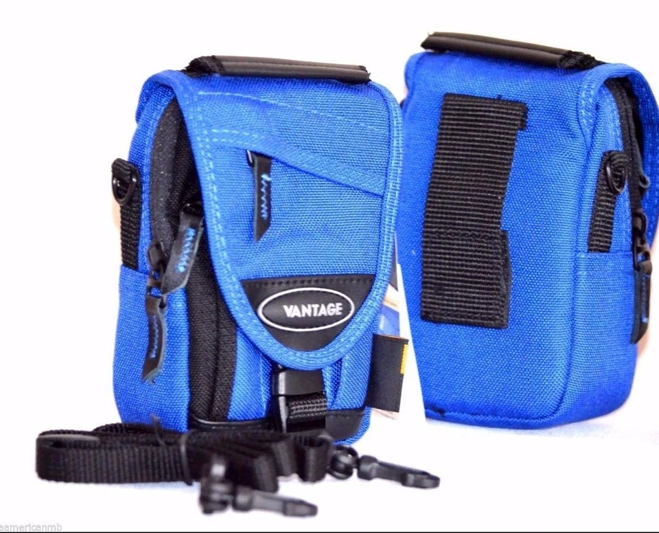 BLUE Vantage Condura Photo Camera Case Neck Bag Nylon Weather Tears Resistant - Image 1 of 4