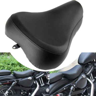 Asiento solo conductor y conductor para Harley Sportster XL 883 1200 48 72 personalizado 1983-2003 Foto 1 de 4