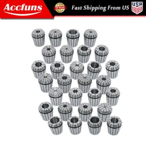 ER40 (29Pcs) Collet Set High Precision CNC Spring Clamping Collets - Picture 1 of 17