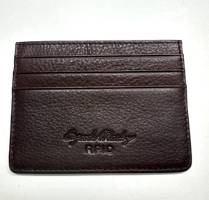NWT Osgoode Marley Brown RFID Credit Card Stack/Holder - Picture 1 of 5