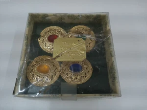 The Bombay Company gold with gem napkin rings - Set of 4 #1839526 - Picture 1 of 8