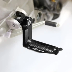 Black SHINOBI Front Foot Pegs 40mm Lower For ZZR1400 ZX14R ZX14 06-23 22 21 - Picture 1 of 4