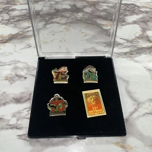 San Diego Zoo 75th Anniversary Lapel Pin Set of 4 - Picture 1 of 4