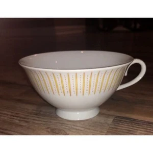 Mid Century Meito Jackson MCM China Encore Atomic Pattern Gold Dots Coffee Cup - Picture 1 of 7
