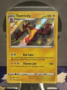 Shiny Toxtricity SV42/SV122 Ultra Rare Shining Fates Pokémon TCG NM - Picture 1 of 2