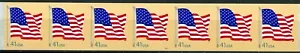 US Flag on Tan 41 Cent Denominated PNC7 Pl P11111 MNH Scott's 4186 - Picture 1 of 2