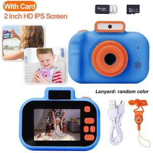 Cámara digital HD para niños juguete carga USB cámara frontal trasera doble regalos de Navidad - Imagen 1 de 10