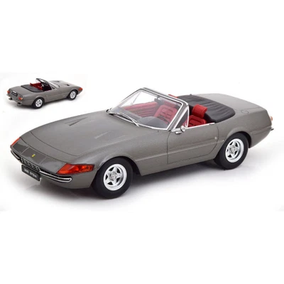 FERRARI 365 GTB/4 DAYTONA CONVERTIBLE 2 SERIES 1971 GREY METALLIC 1:18 Kk Scale  - Immagine 1 di 3