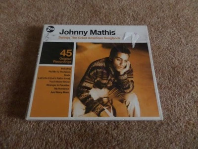 CD DOUBLE ALBUM NEW & SEALED JOHNNY MATHIS SWINGS THE GREAT AMERICAN SONGBOOK - Image 1 of 2