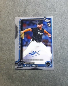 2025 Topps Chrome - Rookie Autographs #RA-AKI Austin Kitchen (RC) - Picture 1 of 2