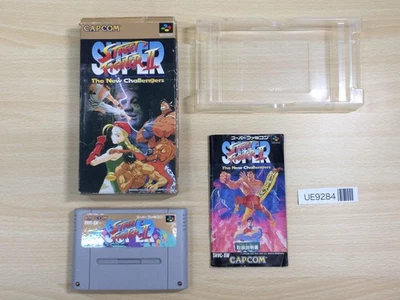UE9284 Super Street Fighter II 2 EN CAJA SNES Super Famicom Japón Foto 1 de 4