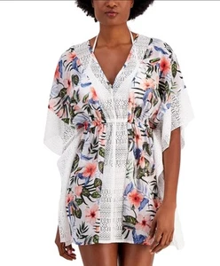 Milken Damen Junior Spitzenbesatz Kaftan Überwurf weiß Größe Small - Bild 1 von 2