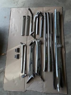 1964 1965 Lincoln Continental acabamento interior moldura acabamento completo  - Imagem 1 de 4