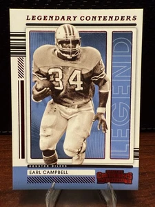 Earl Campbell Legendary Contenders Insert-2021 Panini Contenders Oilers LGD-ECA - Picture 1 of 2