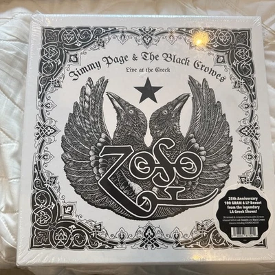 LIVE AT THE GREEK Jimmy Page & The Black Crowes 6 LP Vinyl Box Set [NEW/SEALED] - Image 1 of 2