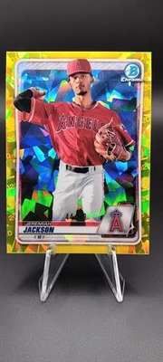2020 Bowman Chrome Draft Sapphire - Jeremiah Jackson #BD-169 Yellow /99 (RC) - Image 1 of 2