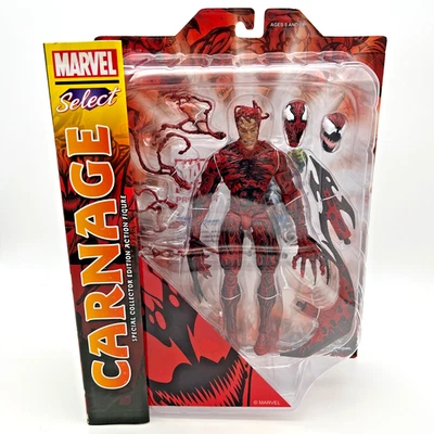 Figura de acción Diamond Select Marvel Comics CARNAGE Edición Coleccionista • NUEVA Foto 1 de 4