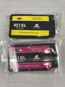 Computer Ink IKong Set of 2 Magenta & Yellow 951XL - Picture 1 of 3