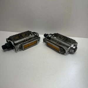 Vintage BMX KKT RT-E Rat Trap Bicycle Pedals MTB Race 9/16 Old School Gen X - Picture 1 of 19