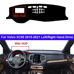 For Volvo XC90 2015- 2020 2021 With HUD Car Dashboard Cover Rug Dash Mat Dashmat - Picture 1 of 8