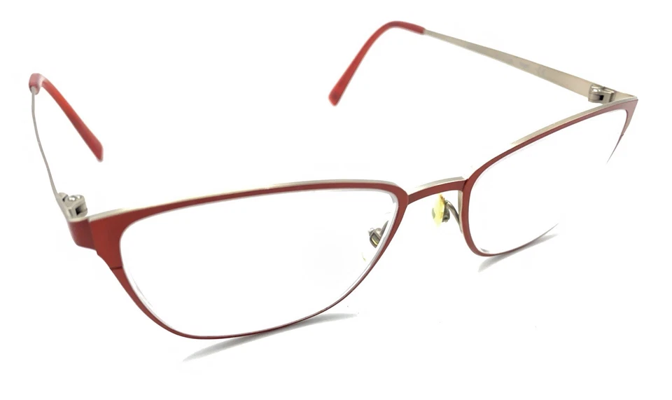 Monturas de gafas de metal Modo modelo 4212 titanio rojo ojo de gato 50-16 138 para mujer Foto 1 de 4