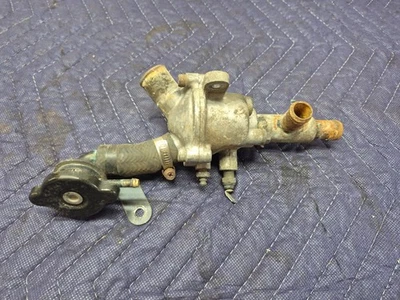 1987 Kawasaki Vulcan VN 750 VN750 Thermostat Housing Coolant Filler Neck - Image 1 of 4