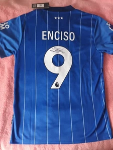 Julio Enciso Signed Football Shirt Ipswich Town Fc Photo Proof - Picture 1 of 8