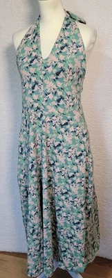 Vestido Pact Halter Floral Talla Grande Para Mujer Boho Hippie Largo 0871 Foto 1 de 4