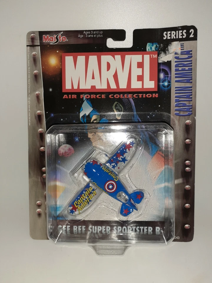 Maisto Marvel Air Force Plane Hulk Wolverine Error F6f Hellcat RARE 2003 K06