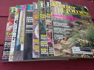 VINTAGE 1990'S BETTER HOMES & GARDENS MAGAZINES YEAR LOT YOU PICK