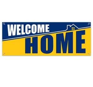 WELCOME HOME CLEARANCE BANNER Advertising Vinyl Flag Sign INV - Picture 1 of 5