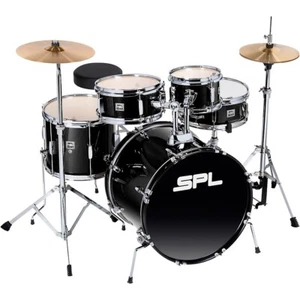 Sound Percussion Labs Junior Kicker 5-Piece Drum Set Black - Picture 1 of 5