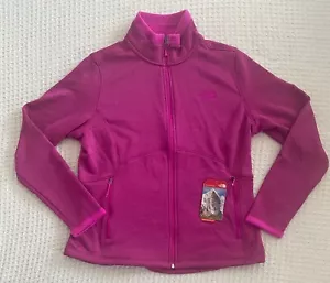 Chaqueta polar de agave The North Face $99 cálida con cremallera completa - rosa/ciruela - XLarge - Imagen 1 de 10
