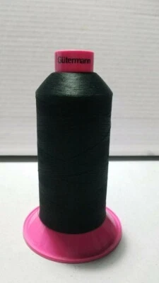 Blk/Gutermann E121/Texturized Polyester Serging Thread/Tex12/No240/1-Cord/10000m - Image 1 of 4
