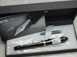 Japanese PLATINUM #3776 Century Laurel Green PNB-15000 14K F-nib with Converter - Picture 1 of 7