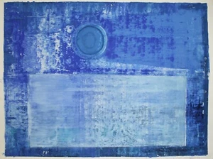 Jean Marie Ledannois - Painting Original - Gouache - Composition Abstract 165 - Picture 1 of 4