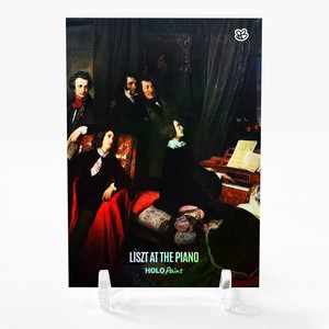 LISZT AT THE PIANO Franz Liszt Card 2023 GleeBeeCo Josef Danhauser Holo #L143