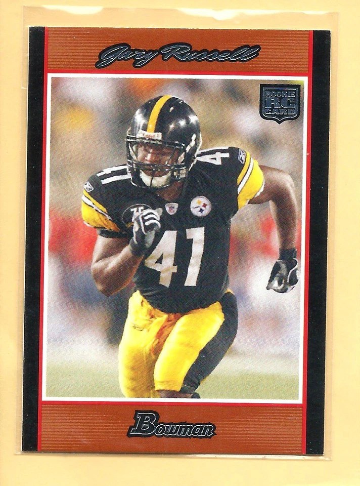 GARY RUSSELL - 2007 Bowman - "Rookie-Orange" #141 - #50/250 - Combined Shipping - Image 1 of 1