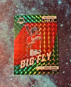 Rafael Devers 2022 Panini Mosaic Big Fly Green Mosaic Prizm #BF-3 - Picture 1 of 2
