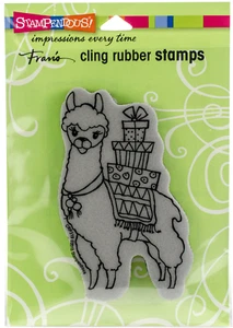 Stampendous Retired Cling Rubber Stamp: Llama Delivery CRP319 Cardmaking - Picture 1 of 5