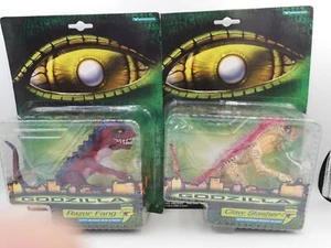 Godzilla Claw Slasher & Razor Fang Babies Godzilla 5" Figures - HTF Trendmasters - Picture 1 of 6