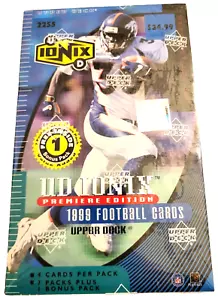 UPPER DECK 1999 UD IONIX PREMIERE EDITION FOOTBALL RETAIL BOX FACTORY SEALED - Picture 1 of 2