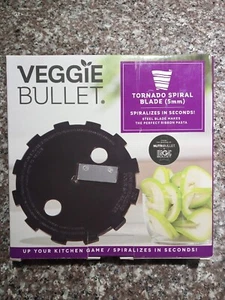 NIB Veggie Bullet Tornado Spiral Blade 5mm Food Processor Blender Nutribullet - Picture 1 of 2