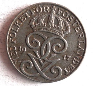 1917 SWEDEN ORE - Collectible Coin - FREE SHIP - Bin #302 - Picture 1 of 2