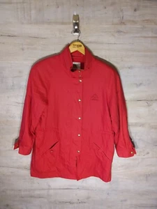 Burberrys Red Hooded  Large -xl Vtg Mens Jacket Coat SRA  - Picture 1 of 9