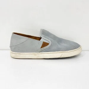 Olukai Womens Pehuea 20271-PG20 Gray Slip On Casual Shoes Sneakers Size 7.5 - Picture 1 of 12