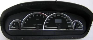 D Fiat Brava Bravo Chrome Frame for Speedometer with Strut - Stainless Steel Polished  - Picture 1 of 1